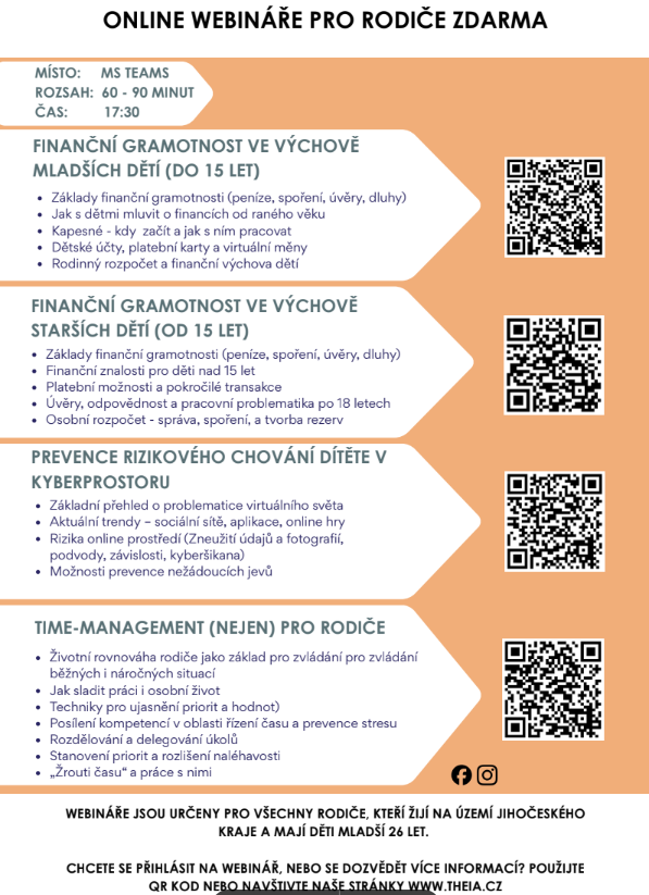 Nabídka bezplatných kurzů